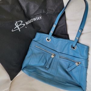 B. Makowsky leather bag